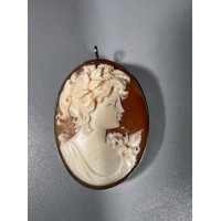 Segė, pakabukas Kamėja, Cameo antikvarinė, sidabrinė. Praba 800. Kaina 138