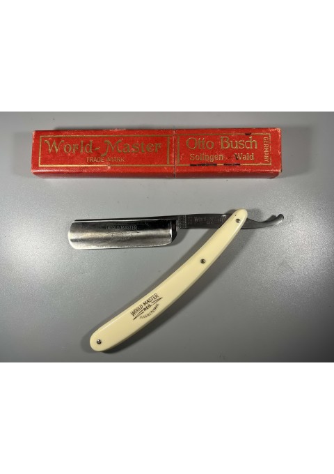 Skustuvas antikvarinis originalioje dėžutėje World Master Reg. Magnetstahl Otto Busch Solingen Wald 225. Kaina 73 