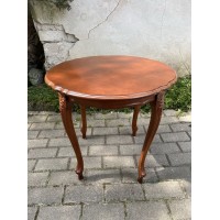 Stalas, kavos staliukas, stovelis apvalus, tvirtas, medinis. Kaina 73