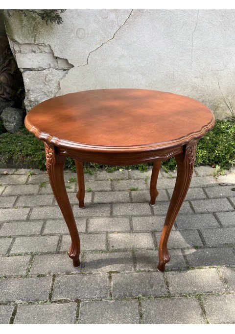 Stalas, kavos staliukas, stovelis apvalus, tvirtas, medinis. Kaina 73