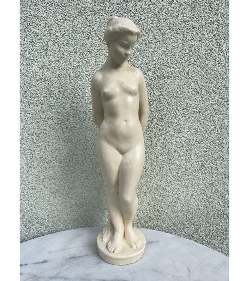 Statulėlė Nuoga moteris, aktas. Keramika. Autorius Štěpán Kotrba, 1959 m. Kaina 93