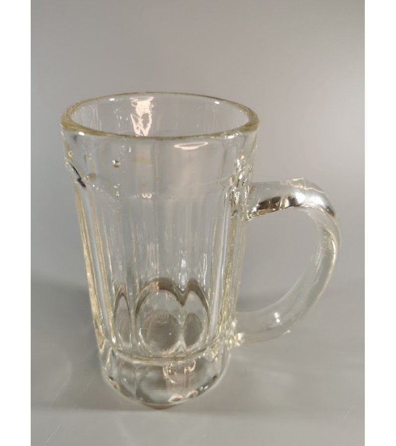 Bokalas antikvarinis, tarpukario laikų, rastas Kaune, Aukštaičių g. Žymėjimas: 0/2 l.  Gamintojo žyma: Karūna. Kaina 48