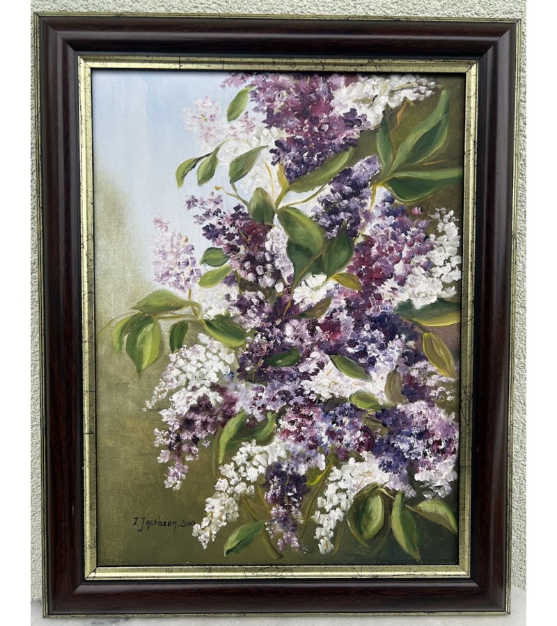 Paveikslas Natiurmortas Alyvos. Drobė, aliejus. Kaina 68