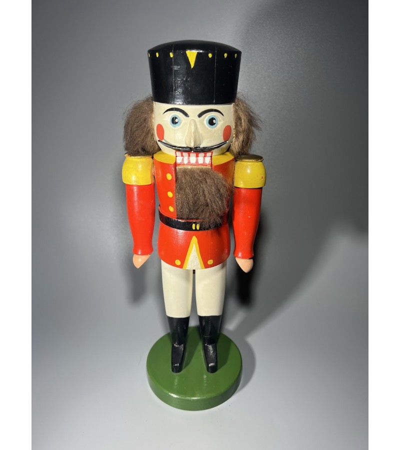 Spragtukas, Nutcracer - riešutų gliaudyklė, Kalėdinis atributas, medinis, vintažinis, Pagaminta Vokietijoje. Kaina 63