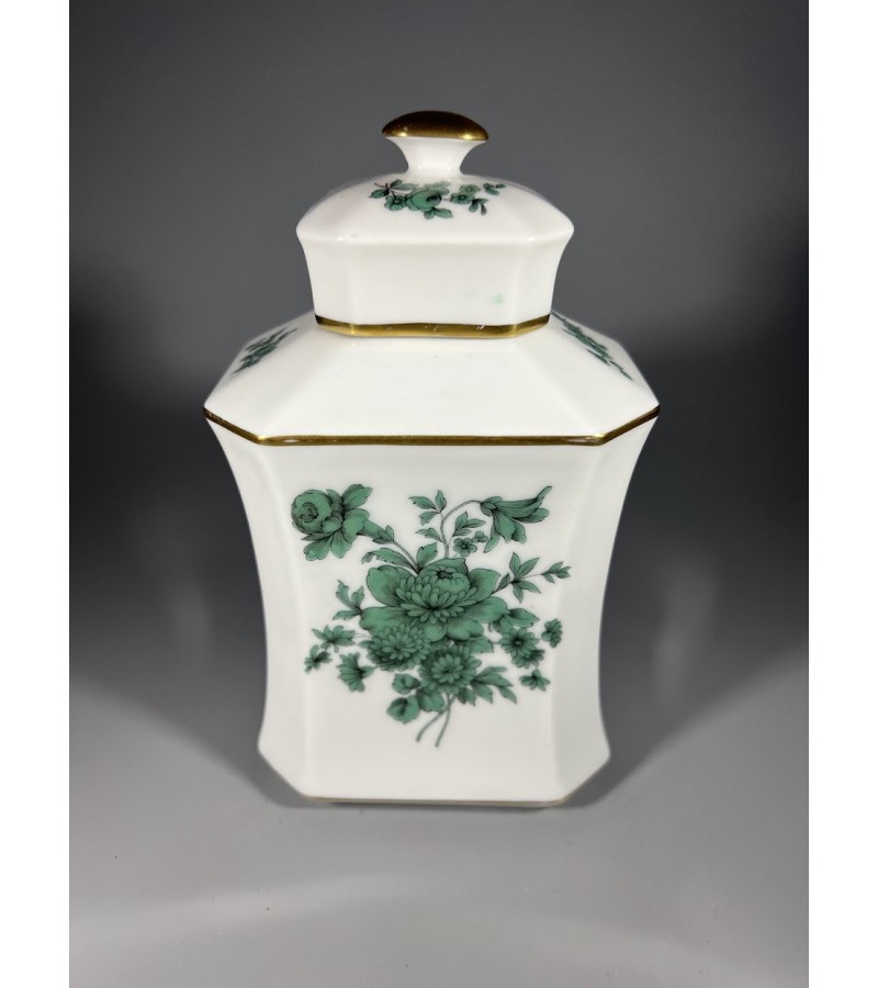 Grafinas, indas, dėžutė arbatžolėms porcelianinis, tapytas, vokiškas Rosenthal, 1919-1935 m. Kaina 63