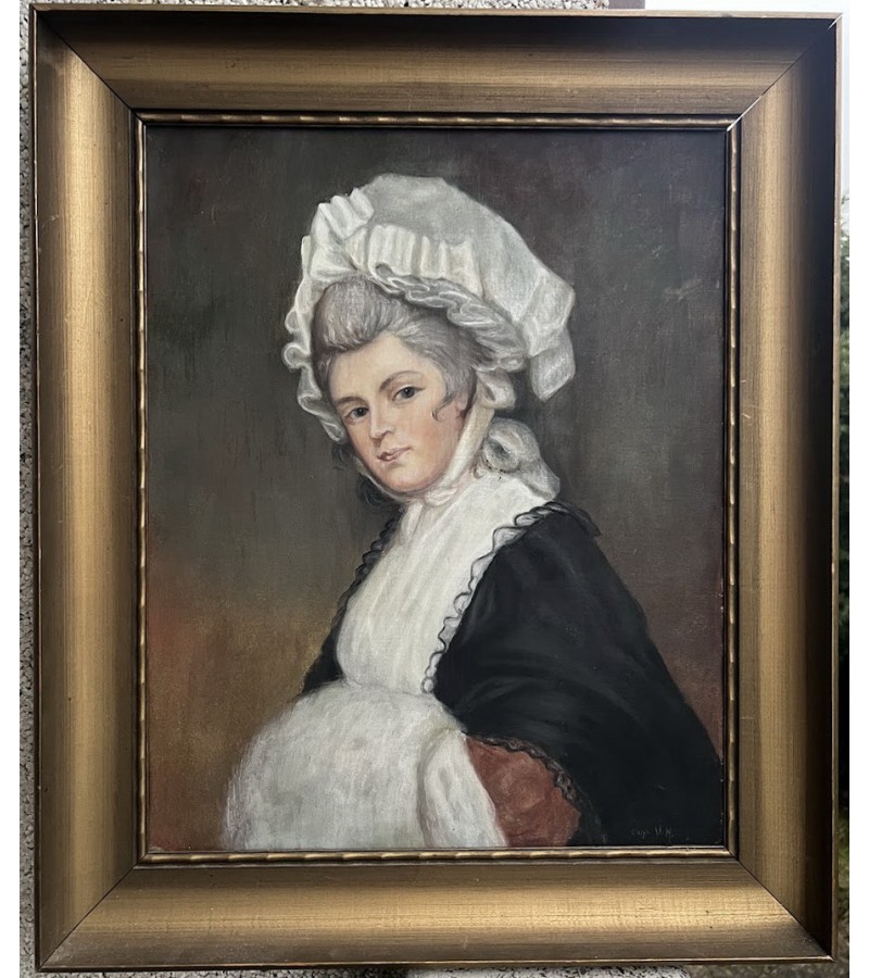 Paveikslas aktorės Mary Robinson. Drobė, aliejus, tapyba. Kaina 87