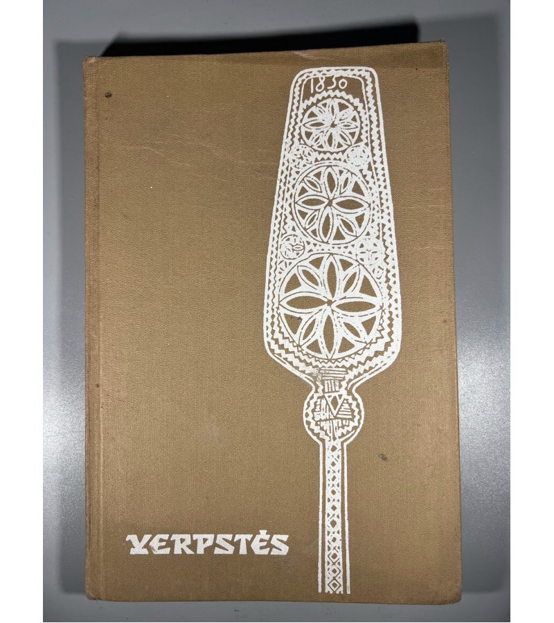 Knyga katalogas Verpstės: lietuvių liaudies menas, A. Kargaudienė, 1989 m. Kaina 26