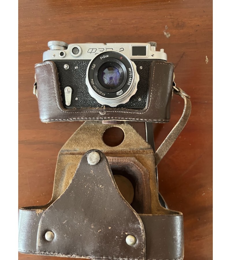 Fotoaparatas FED-2, ФЭД-2, sovietinis, tarybinių laikų. 1955-1970 m. Kaina 28