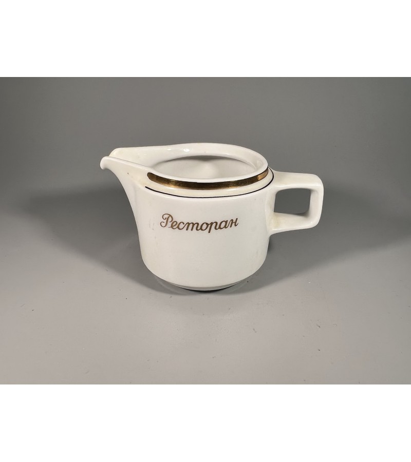 Indelis pienui, grietinėlei RESTORAN porcelianinis tarybinių laikų. Made in GDR. 3 vnt. Kaina po 6