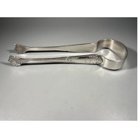 Žnyplės didelės, sidabruotos, ledukams, cukrui, prancūziškos. Ilgis 18 cm. Kaina 23