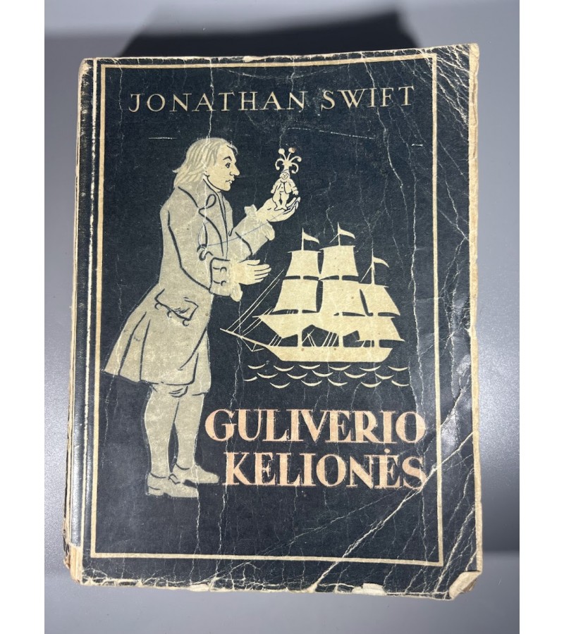 Knyga Guliverio kelionės, Jonathan Swift, 1947 m. Kaina 13 