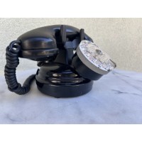 Telefonas antikvarinis, bakelitiniu korpusu CGC (Compagnie Générale de Constructions Téléphoniques) Prancūzija. 1930-1950 m. Kaina 118