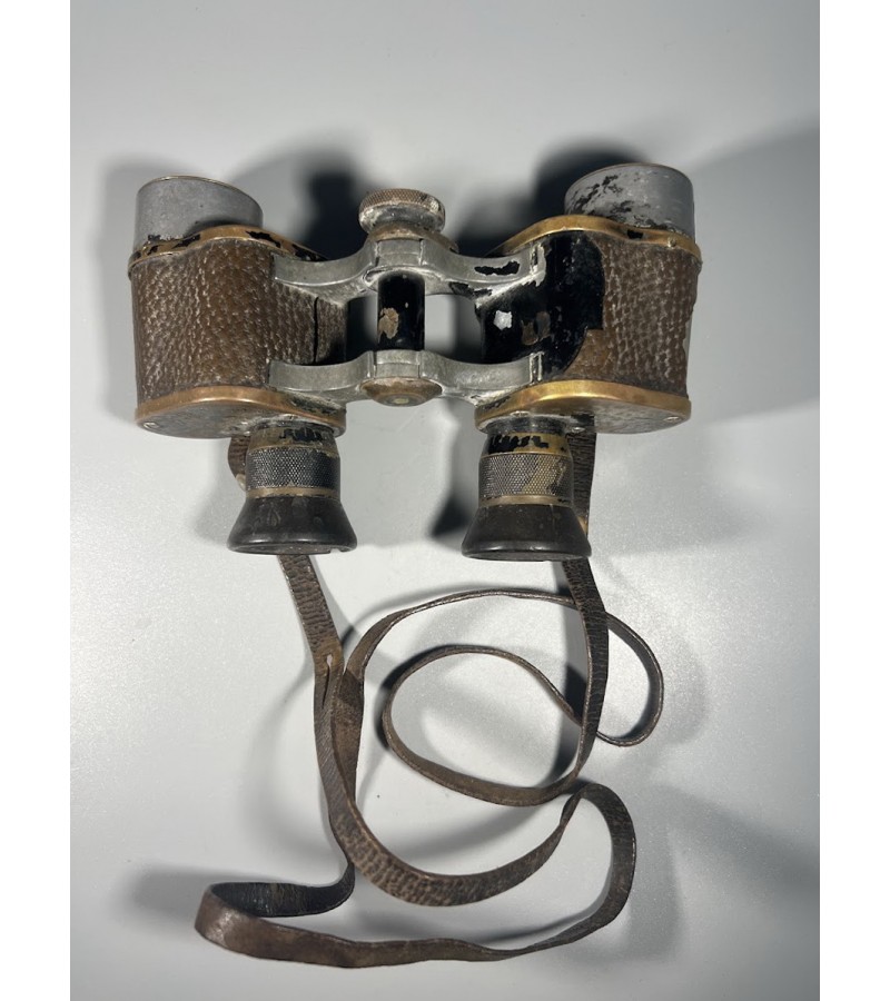 Žiūronai antikvariniai, skirti karo tarnybai C.P. Goerz in Berlin, Model D.F. 03, Germany, 1903 m. Veikiantys. Kaina 158