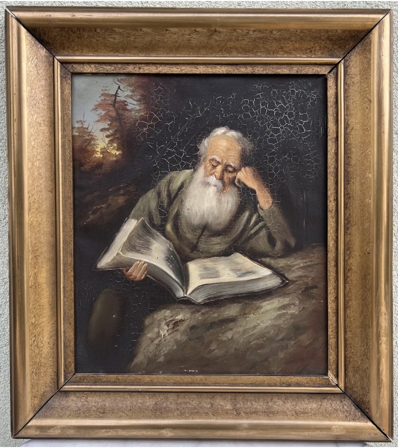 Paveikslas Atsiskyrėlis. Drobė, aliejus. Kaina 56
