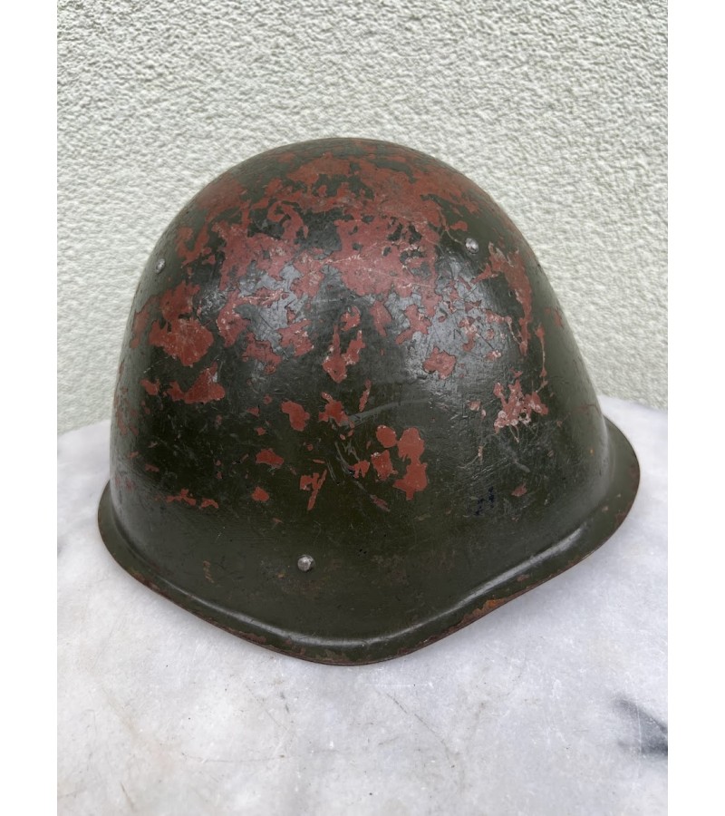 Šalmas karinis, tarybinis, sovietinių laikų, plieninis, kariuomenės. SSH-60. Kaina 48