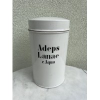 Indas vaistinės, vaistų, medicininis, porcelianinis, antikvarinis, tarpukario laikų. Vokietija. Adeps Lanae c. Aqua. Kaina 88