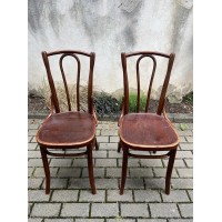 Kėdė Thonet, antikvarinė, lietuviška, tarpukario laikų, tvirta. 2 vnt. Kaina 53 ir 43