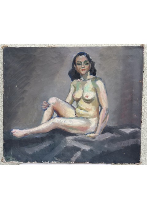 Paveikslas Nuoga moteris. Drobė, aliejus. Åke Brovik (Sweden, 1911-1988). Kaina 138