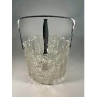 Indas ledukams su žnyplėmis ledo stiklo, Mid-century modern stiliaus, Tapio Wirkkala for Iittala. Svoris 1250 g. 1960-1970 m. Kaina 33