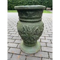 Šiukšlių dėžė, šiukšliadėžė, špižinė, ketaus, tarybinė, sovietinių laikų, Tulpė. Svoris maždaug 70 kg. Neskilus, netrūkus. Kaina 188