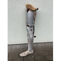 Protezas kojos, ortopedinis, antikvarinis, aliuminis. XX a. pr. Kaina 288