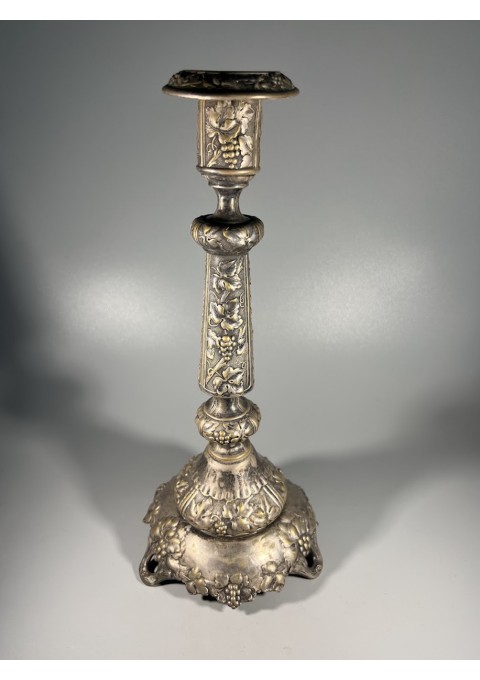 Žvakidė antikvarinė, sidabruota, NORBLIN & Co, GALW., WARSZAWA. carinės Rusijos imperijos laikų. 1872-1893 m. Kaina 88