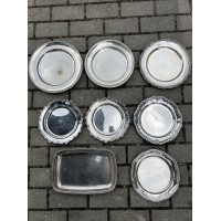 Lėkštė, padėklas sidabruotas, antikvarinis. 8 vnt. Kaina po 16