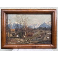 Paveikslas Sibiras, 1956 m. Drobė, aliejus. Ольховик Василий Федорович, Vasilijus Olchovikas (1916–1996). Kaina 368