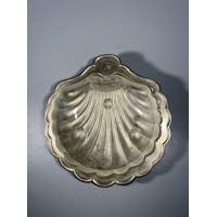 Indas kriauklė, sviestui, ikrams, serviravimo, sidabruotas, angliškas, antikvarinis, Art Deco stiliaus. Kaina 23