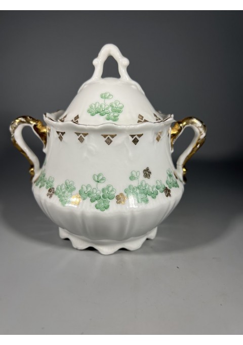 Cukrinė antikvarinė, porcelianinė, vokiška C.T., C. Tielsch & Co. 1878-1899 m. Kaina 26