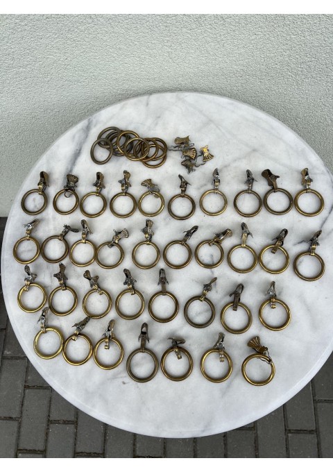 Užuolaidų segtukai antikvariniai, tarpukario laikų. 35 vnt. Kaina po 5