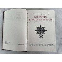 Knyga Lietuvių liaudies menas, P. Galaunė, 1988 m. Kaina 16