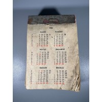 Kalendorius 1983 m. sieninis, pakabinamas, plėšomais lapeliais lietuviškas, sovietinis, tarybinių laikų. Kaina 16