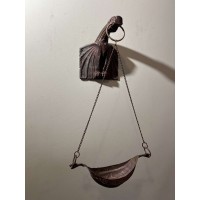 Smilkalinė, aliejinė lempa antikvarinė, pakabinama. Kaina 88