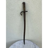 Durtuvas prancūziškas, antikvarinis 1873 French Chassepot Yataghan Sword Bayonet. Kaina 168