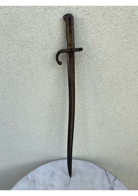 Durtuvas prancūziškas, antikvarinis 1873 French Chassepot Yataghan Sword Bayonet. Kaina 168