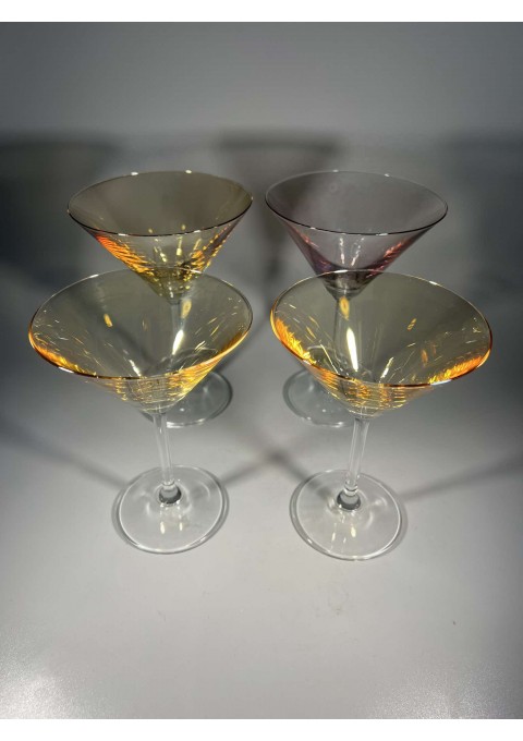 Taurės Martiniui, martinio vintažinės. Aukštis 15 ir 17 cm. 140 ir 190 ml. 4 vnt. Kaina po 28