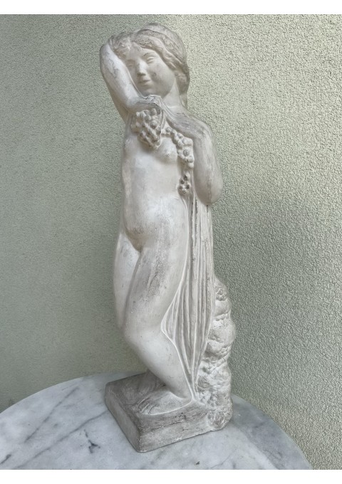 Statula Bacchante, JOSEPH BERNARD (1866-1931). Gipsas, tarpukario laikų. Aukštis 70 cm. Kaina 128