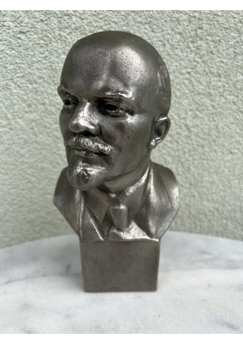 Biustas Lenin metalinis, sovietinis, tarybinių laikų. Skulptorius В. Сычев. 1973 m. Aukštis 21 cm. Kaina 122