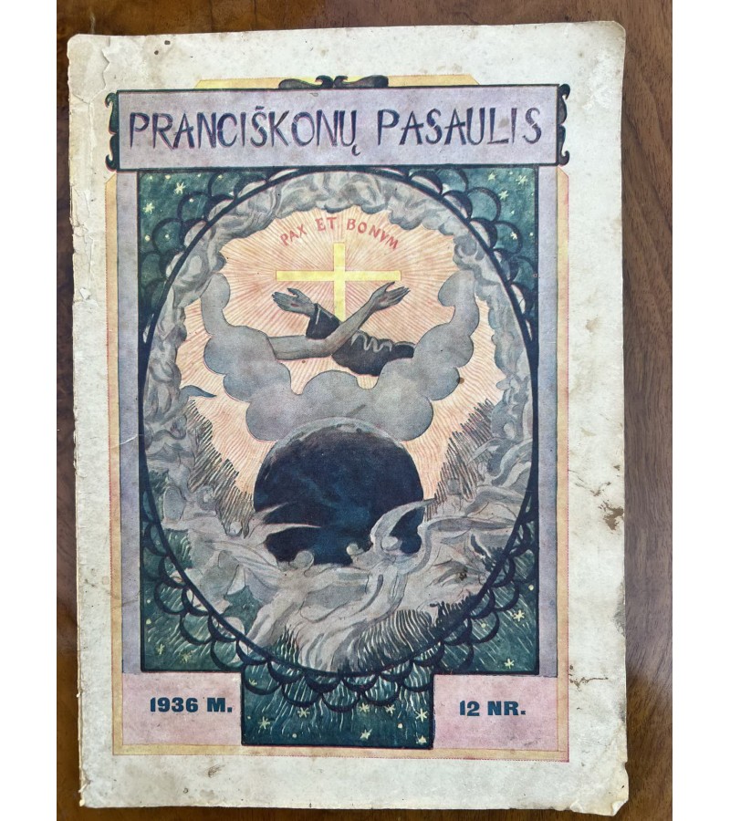 Žurnalas Pranciškonų pasaulis. 1936 m. Kaina 7