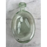 Gertuvė kariška antikvarinė, stiklinė, Rusijos imperijos laikų. Originali, netrūkus, neskilus. WW1 Russian Imperial Glass Water Flask. Kaina 73