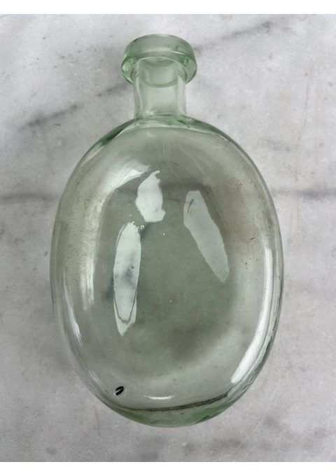 Gertuvė kariška antikvarinė, stiklinė, Rusijos imperijos laikų. Originali, netrūkus, neskilus. WW1 Russian Imperial Glass Water Flask. Kaina 73