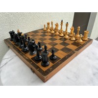 Šachmatai mediniai su lenta tarybiniai, sovietinių laikų. Kaina 48 už viską.
