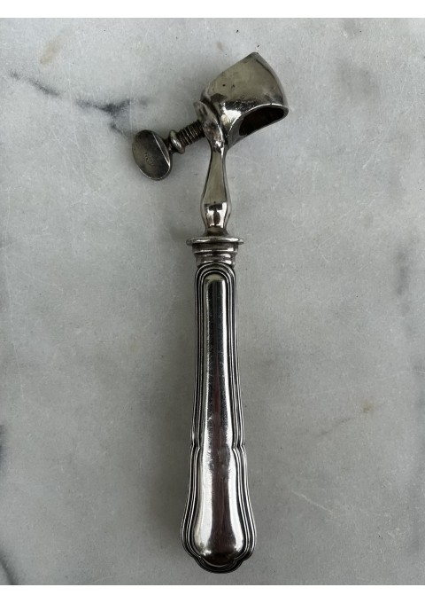 Stalo įrankis, kaulų laikiklis antikvarinis, sidabruotas. Prancūzija. Kaina 52