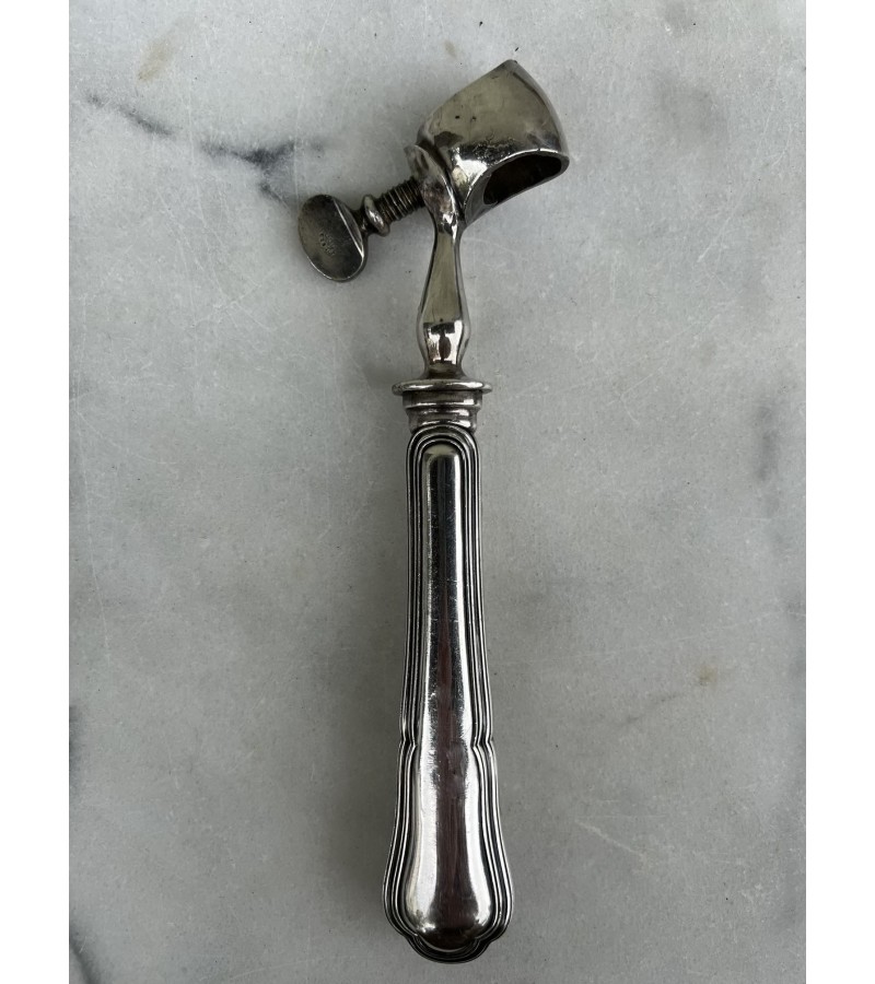 Stalo įrankis, kaulų laikiklis antikvarinis, sidabruotas. Prancūzija. Kaina 52