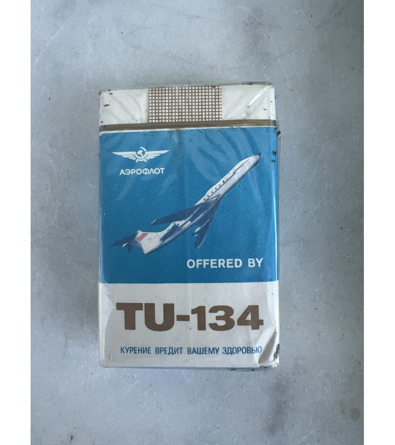 Cigaretės TU-134. Kolekcinės. Nenaudota. Tarybinių laikų. Kaina  26