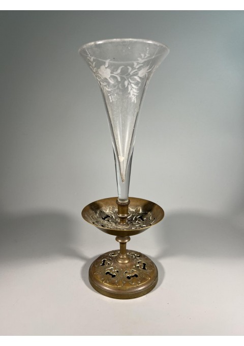 Vaza, vazelė antikvarinė, Art Nouveau stiliaus, prancūziška. Kaina 58