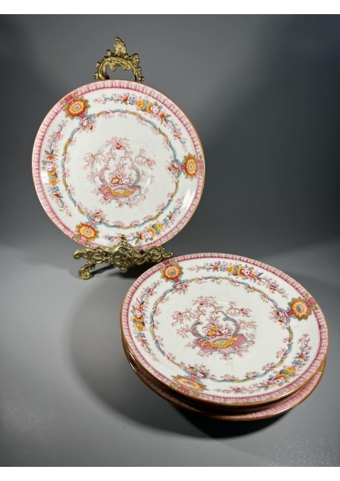 Lėkštės Limoges, prancūziškos, porcelianinės, antikvarinės. 4 vnt. Kaina po 13