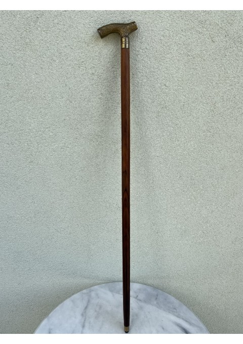 Lazda, lazdelė bronzine rankena. Tvirta, ilga, 94 cm. Prancūzija. Kaina 68