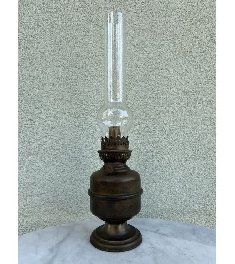 Žibalinė lempa antikvarinė, prancūziška. Kaina 38